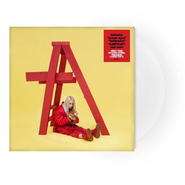Image of Label Cover of LP - NEW/NEW - BILLIE EILISH, dont smile at me (Universal; 5723626, UK 2026 Reissue, Clear Vinyl), , First international pressing on clear vinyl. This record is made of BioVinyl, which prevents climate pollution by replacing the petroleum typically used in vinyl production with used cooking oil and waste gases. All paper and board-based packaging is FSC®-certified and 100% recycled, and ink is raw and plant-based. Reusable, 100% recycled poly sleeves replace shrink wrap. - 1856079S