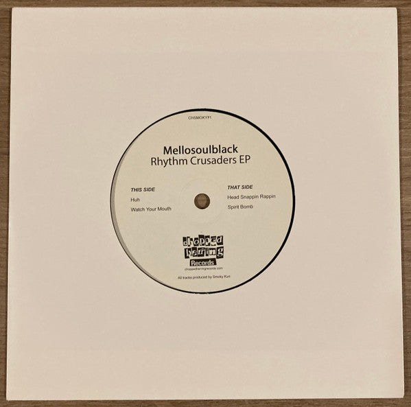 Image of Front Cover of 7" - /VG - MELLOSOULBLACK, Rhythm Crusaders EP (Chopped Herring Records; CHSMOKY71, UK 2023), , - 1616408C
