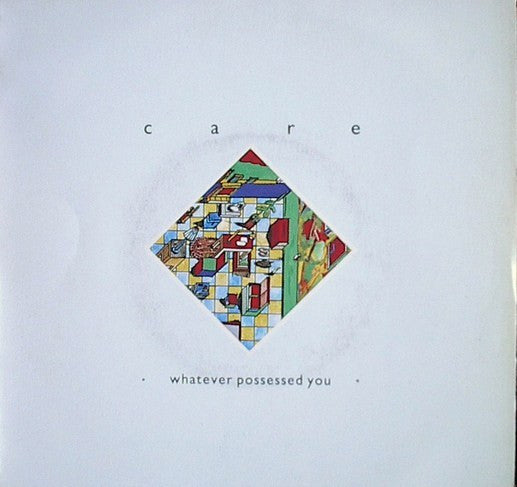 Image of Front Cover of 12" - VG/VG - CARE, Whatever Possessed You (Arista; k-bird 123, UK 1984), Hairlines. Ring wear, creasing, edge wear and slight discolouration., - 1646282S