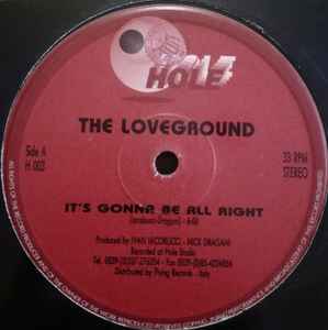 Image of Label Cover of 12" - VG+/VG+ - IVAN IACOBUCCI, NICK DRAGANI PRESENTS THE LOVEGROUND, It's Gonna Be All Right (Hole ; H 003, Italy 1992, Stickered Plain Sleeve), , - 2846037S