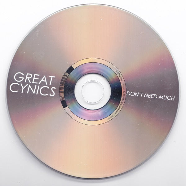 Image of Label Cover of CD - VG+/VG+ - GREAT CYNICS, Don't Need Much (Household Name Records; HAUS108, UK 2011, Digipak), , - 1736054E