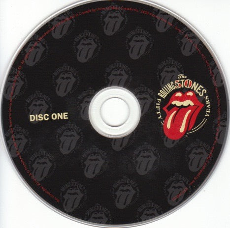 Image of Label Cover of 2xCD - M/M - THE ROLLING STONES, The Rolling Stones Live: The Rolling Stones 50th Anniversary Limited Edition Commemorative Pack (Universal Music Canada; RSTCHVCD1, Canada 2013, Fold Out Sleeve), SEALED, - 1716664C