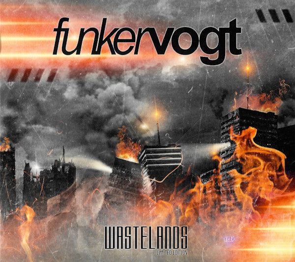 Image of Front Cover of CD - VG+/VG+ - FUNKER VOGT, Wastelands (RepoRecords; REPO043L, Germany 2018, Digipak), , - 1736306E