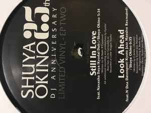 Image of Back Cover of 2xLP - /EX - SHUYA OKINO, 25th DJ Anniversary (Limited Vinyl) (Especial Distribution; ESPD-023, Japan 2014, Limited to 100 copies. Comes with a tote bag.), Discs look unplayed. No tote bag., - 1726483E