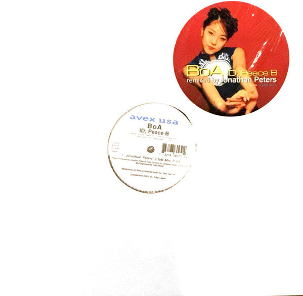 Image of Front Cover of 12" - /VG - BOA, ID; Peace B (Avex USA ; AVA 25, US 2002), few hairlines both sides, - 1746391S