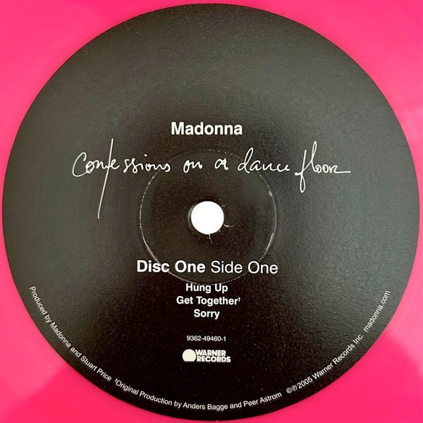 Image of Label Cover of 2xLP - NEW/NEW - MADONNA, Confessions On A Dance Floor (Warner Records; 9362-49460-1, Europe 2019, Gatefold, Pink Vinyl), , - 2916142E