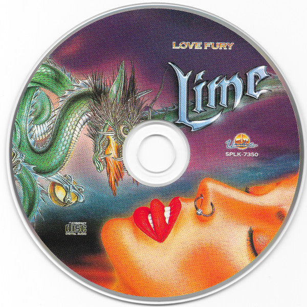 Image of Label Cover of CD - EX/EX - LIME, Love Fury (Unidisc; SPLK-7350, Canada 2002, Card Sleeve, Booklet), , - 1836151E