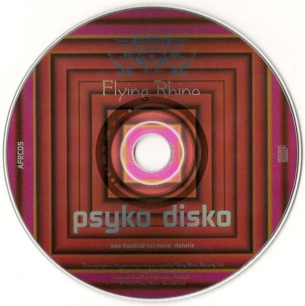 Image of Label Cover of CD - VG+/VG+ - PSYKO DISKO, Psycho Disco (Flying Rhino Records; AFR CD 5, UK 1997, Jewel Case, Insert), Nice copy showing minimal sign of use., - 1816705C