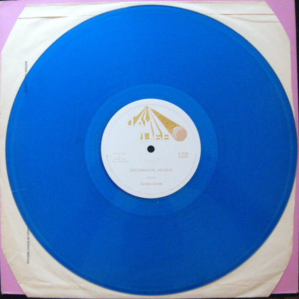 Image of Front Cover of 12" - /VG - FENTON SMITH, Sentimental Reason / Make It With You Girl (Jay Dee A1 Sound; JD002, UK 1980s), Light surface marks, stamp on label., - 1946208S