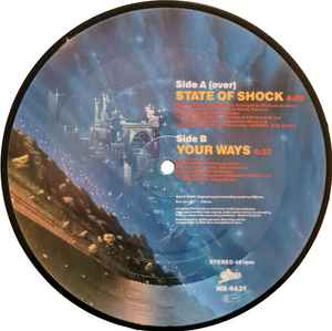 Image of Back Cover of 7" - /VG+ - THE JACKSONS, State Of Shock / Your Ways (Epic; WA4431, UK 1984, Picture Disc), , - 1926137E