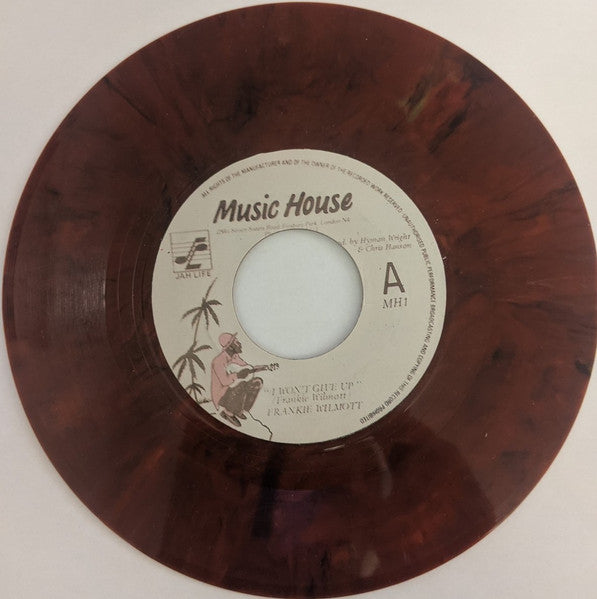 Image of Front Cover of 7" - /VG+ - FRANKIE WILMOTT, I Won't Give Up (Music House; MH1, UK 2000s Reissue, Purple Marbled Vinyl), , - 1926231E