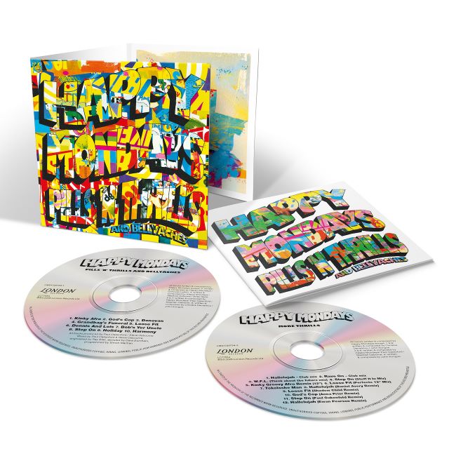 Image of Front Cover of 2xLP - NEW/NEW - HAPPY MONDAYS, Pills ‘n’ Thrills and Bellyaches (London Records Ltd.; LMS1725733, Europe 2026 Reissue), , - 940677C