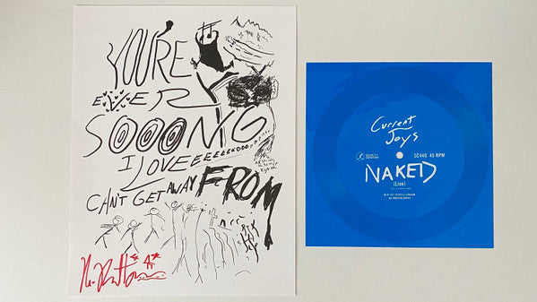 Image of Label Cover of 2xLP - EX/EX - CURRENT JOYS, Voyager (Secretly Canadian ; SC403, US 2021, Gatefold, Insert, Poster, Signed On Front Sleeve And Insert, With Blue Flexi-disc), , - 1926439E