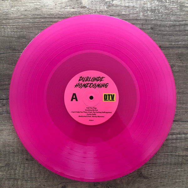 Image of Label Cover of LP - VG/VG - DU BLONDE, Homecoming (Daemon T.V Records; DTV001LP, Europe 2021, Inner, Pink Vinyl. Beth Jeans Houghton), , - 2016030C