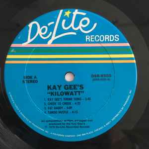 Image of Label Cover of LP - G+/G+ - KAY-GEE'S, Kilowatt (De-Lite Records; DSR-9505, US 1978), Marks on disc. Plays above grade. Evidence of large previous price sticker., - 2026098E