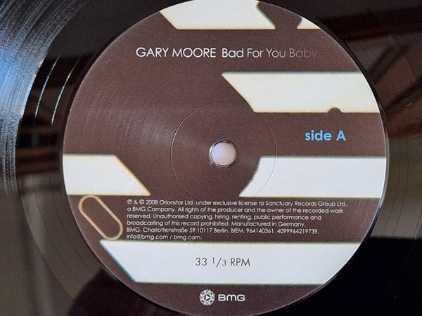 Image of Label Cover of 2xLP - NEW/NEW - GARY MOORE, Bad For You Baby (BMG; 964140361, Worldwide 2026 Reissue, Inners), , - 2036062E