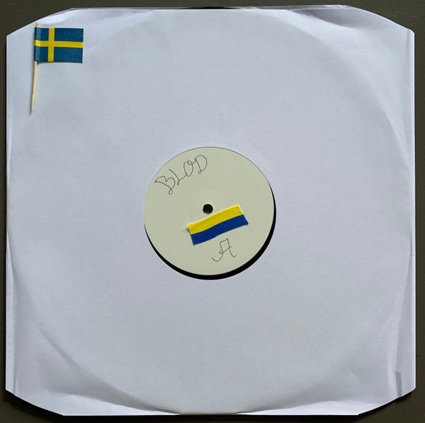 Image of Label Cover of LP - EX/EX - BLOD, Leendet Fr n Helvetet (F rlag F r Fri Musik ; 007, Sweden 2017, Hand Made Sleeve, Numbered Insert, Swedish Flag On Cocktail Stick Stuck To Inner), Limited Edition No 85/100, - 2026180E