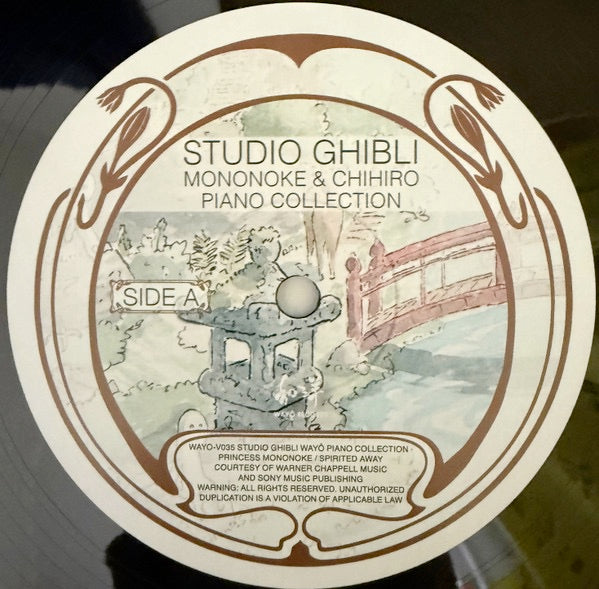 Image of Label Cover of 2xLP - NEW/NEW - JOE HISAISHI, Studio Ghibli - Mononoke & Chihiro Piano Collection (WAY RECORDS; WAYOV35, Europe 2026, Gatefold), , Immerse yourself once again in the worlds of Princess Mononoke and Spirited Away, the two Studio Ghibli masterpieces created by Hayao Miyazaki and set to music by Joe Hisaishi, in this new original production for solo piano! Based on the official piano scores by the original composer of the Studio Ghibli films, Joe Hisaishi, this album is a new journey