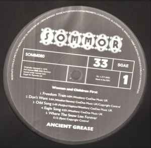 Image of Label Cover of LP - VG+/VG+ - ANCIENT GREASE, Women And Children First (Sommor; SOMM080, Spain 2022 Reissue, Insert), , - 2046183S