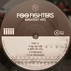 Image of Label Cover of 2xLP - EX/EX - FOO FIGHTERS, Greatest Hits (Roswell Records; 88697-36921-1, US 2021, Embossed Gatefold Sleeve, 2 Inners, Red Vinyl), , - 2026279E