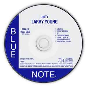 Image of Label Cover of CD - VG+/VG+ - LARRY YOUNG, Unity (Blue Note; UCCQ-9638, Japan 2024, Jewel Case With O-Card, Booklet), , - 2036188E