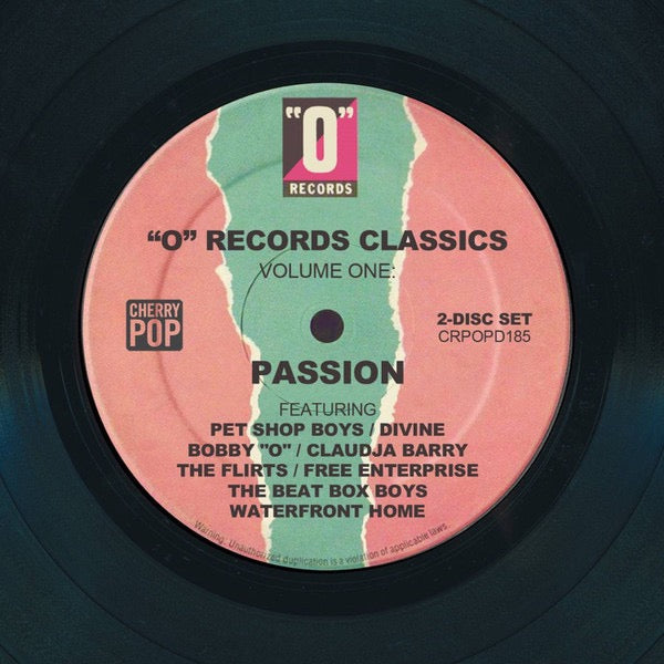 Image of Front Cover of CD - M/M - VARIOUS, "O" Records Classics Volume One: Passion (Cherry Pop; CRPOPD185, UK & Europe 2017, Super Jewel case), Sealed, - 2136007E