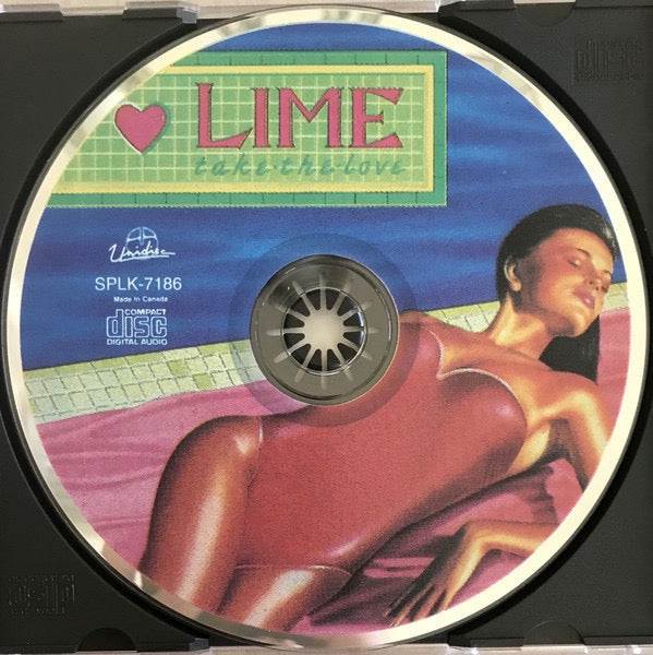 Image of Label Cover of CD - VG+/VG+ - LIME, Take The Love (Unidisc; SPLK-7186, Canada 1994 Reissue, Jewel Case), Nice copy showing minimal sign of use., - 2116007C