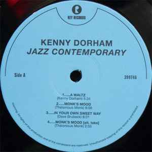 Image of Label Cover of LP - VG/VG - KENNY DORHAM, Jazz Contemporary (Key Records ; 399746, UK & Europe 2000s Reissue, Gatefold, 180 Gram Vinyl), Strong VG - a few hairlines, ring wear, - 2146095S