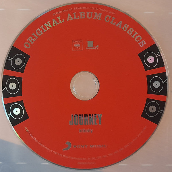Image of Label Cover of 5xCD - VG+/VG+ - JOURNEY, Original Album Classics (Columbia; 88691901292, Europe 2011, Card Sleeve, 5 Inners), , - 2116222C