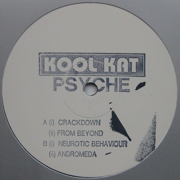 Image of Front Cover of 12" - /VG - PSYCHE, Crackdown (Kool Kat; KOOL T 603, UK 1990, Promo, Company Sleeve), Light marks, plays VG/VG+, - 2446141S