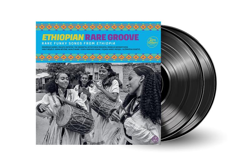 Image of Label Cover of 2xLP - NEW/NEW - VARIOUS ARTISTS, Ethiopian Rare Groove (Wagram Music; 3507386, Europe 2026), , Through a series of double vinyl releases, the Rare Groove Collection explores the fusion of World Music with Soul, Funk and Disco. In this new Ethiopian volume, discover the unique alchemy born in the clubs and cabarets of a buzzing Addis Ababa, a sonic heritage as rare as it is precious! With: Mahmoud Ahmed, Mulatu Astatke, The Ashantis, Getatchew Mekurya, Menelik Wesnatchew, Hirut B q l