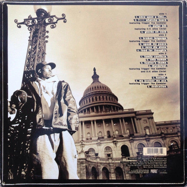 Image of Back Cover of 2xLP - VG/VG - SMOOTHE DA HUSTLER, Once Upon A Time In America (Profile Records; PRO-1467-1, US 1996, 2 Inners), , - 4226358E