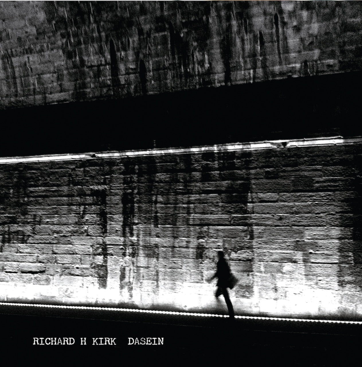 Image of Front Cover of LP - NEW/NEW - RICHARD H KIRK, Dasein (Intone Records; INTONELP1, Europe 2026 Reissue, Clear Vinyl), , Recorded, produced and written by Richard H. Kirk, founding member of Cabaret Voltaire, the album was constructed at Western Works, Sheffield, over a three-year period. Work began with recording on midi and analogue synthesisers before guitar and vocals (Kirk's first use of vocals in 10 years) were added.The album's title, Dasein (a German word meaning 'being there' or 'presence', o