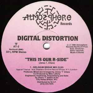 Image of Back Cover of 12" - /VG - DIGITAL DISTORTION, Certain State Of Mind (Atmosphere Records; AT-2, US 1990), , - 2246065S