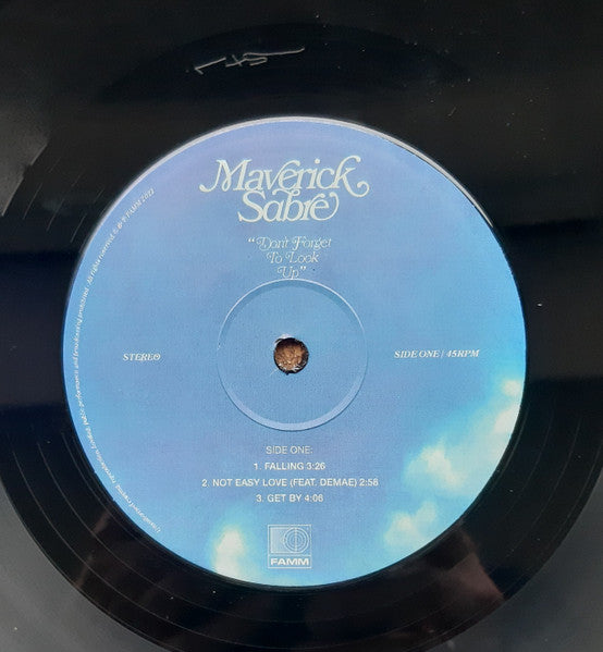 Image of Label Cover of 2xLP - VG/G+ - MAVERICK SABRE, Don't Forget To Look Up (FAMM; SABRELP002, Europe 2022, Gatefold, 45 RPM), , - 2216288C
