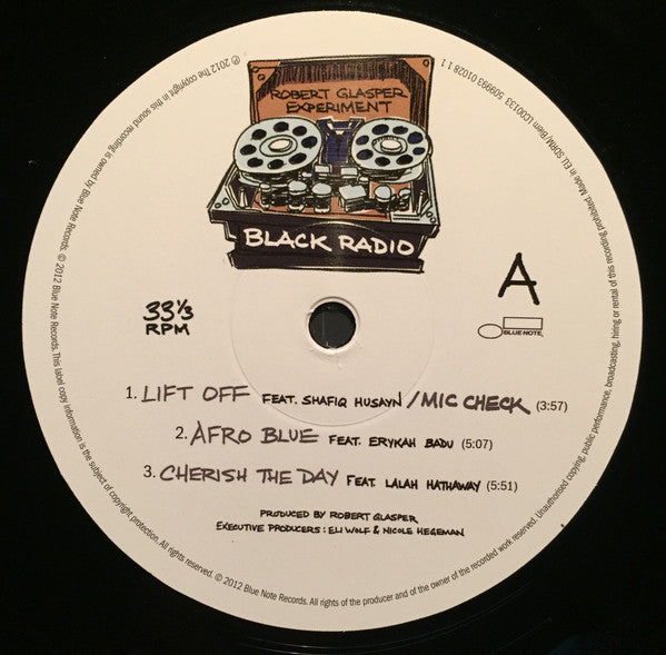 Image of Label Cover of 2xLP - NEW/NEW - ROBERT GLASPER EXPERIMENT, Black Radio (Blue Note; 88333, Europe 2012, Gatefold), , - 2256178S