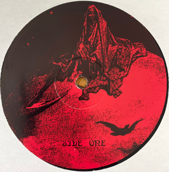 Image of Label Cover of LP - VG+/EX - DEATH COMES ALONG, Heavy Psychedelic Schizoid God (Mangrove ; ROOT 008, Japan 1994, 2 Inserts, With Obi), Light Scuffs And Creases To Obi, - 2226206E