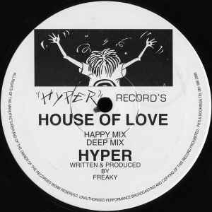 Image of Back Cover of 12" - /VG - FREAKY & THE F.B.O. / FREAKY, Boy! / House Of Love (Hyper Records; HPY 009, UK 1994), , - 2246223S