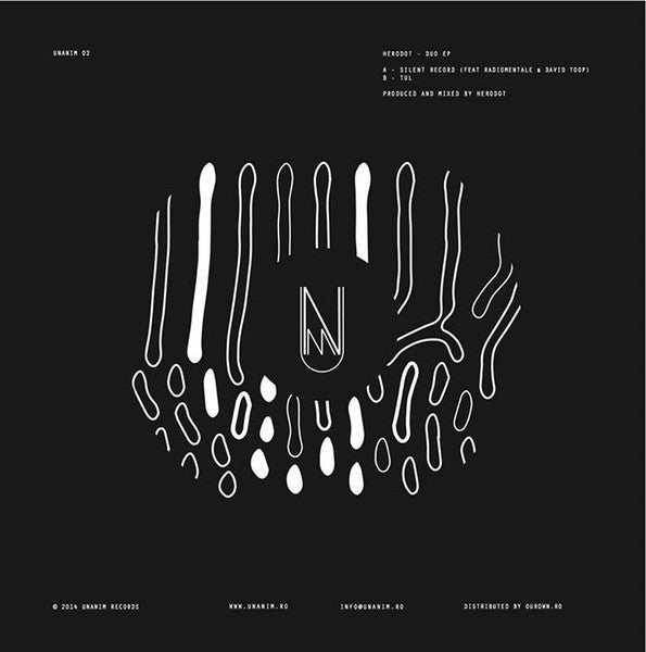 Image of Back Cover of 12" - VG+/VG+ - HERODOT, Duo EP (Unanim Records; UNN02, Romania 2015, Picture Sleeve), Looks unpayed., - 2226302E