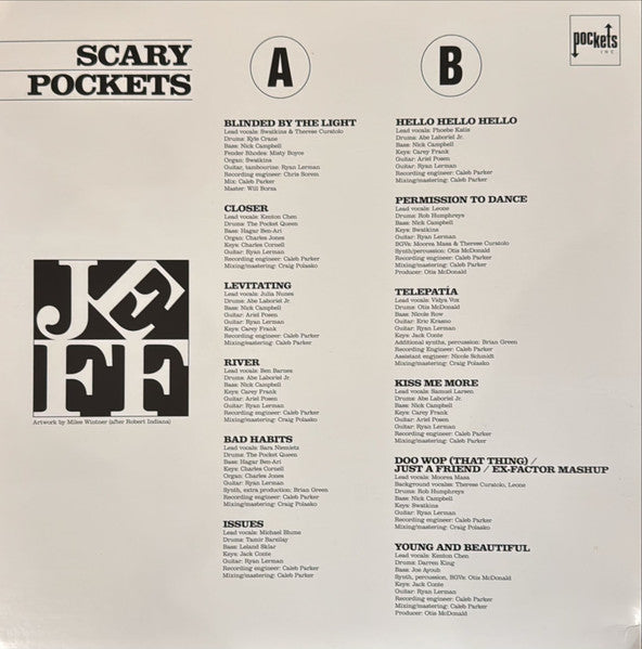 Image of Back Cover of LP - VG+/VG - SCARY POCKETS, Jeff (Pockets inc.; PCKTS-062, US 2024), , - 2216424C