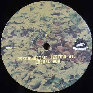 Image of Label Cover of LP - EX/EX - CASUAL NUN, Psychometric Testing By... (Box Records; BOXREC023, UK 2017, Ltd to 300), Opened Instore, Still In Shrinkwrap, - 2346003S