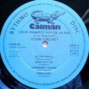 Image of Label Cover of LP - VG/VG - LOUIE RAMIREZ & RAY DE LA PAZ, Con Cach ! (Caiman Records; CLP 9004, France 1984 Reissue, Picture Sleeve), Strong VG, a few light marks only., - 2326014E