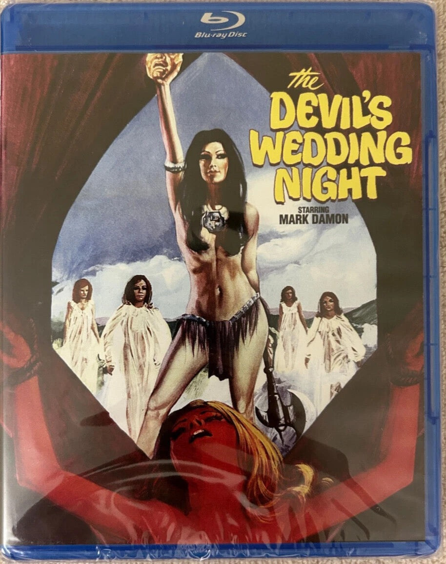 Image of Front Cover of Blu-Ray - VG+/VG+ - PAUL SOLVAY, The Devil's Wedding Night (Code Red; K25218, US , All Regions), , - 2336156E