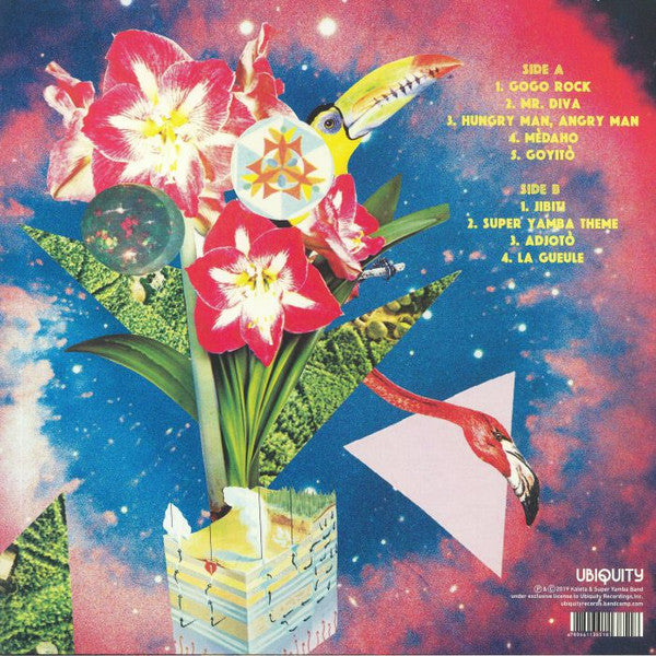 Image of Back Cover of LP - EX/EX - KALETA & SUPER YAMBA BAND, M daho (Ubiquity; URLP385, US 2019, Limited Edition), , - 2346288S