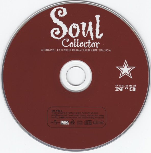 Image of Label Cover of CD - VG+/VG+ - VARIOUS, Soul Collector - Volume No3 (Airplay Records; 556 800-2, France 2001, Digipak), , - 2336206E