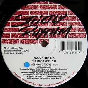 Image of Back Cover of 12" - /VG - MOOD-VIBES, Mood-Vibes E.P. (Strictly Rhythm; SR12113, US 1992), , - 2346355S
