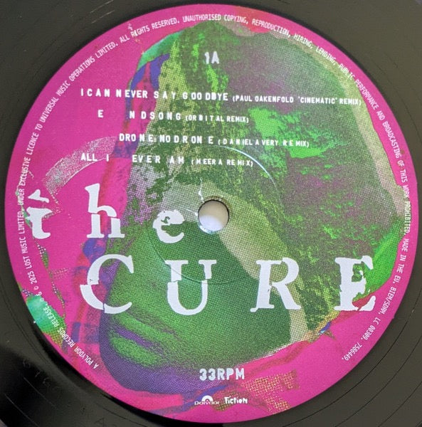 Image of Label Cover of 2xLP - EX/VG+ - THE CURE, Mixes Of A Lost World (Polydor; 7586447, Europe 2025, Gatefold, 2 Inners, 180g), Still In Opened Shrinkwrap With Hype Sticker, - 2316526C