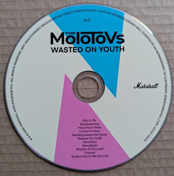 Image of Label Cover of LP - NEW/NEW - THE MOLOTOVS, Wasted On Youth (Marshall Records ; ACCS-10645, Worldwide 2026, Digipak, Booklet), , - 2316563C