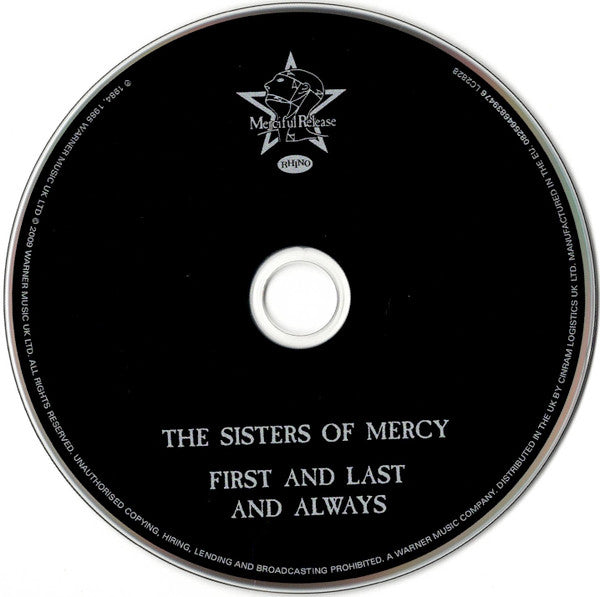 Image of Label Cover of 5xCD - VG+/VG+ - THE SISTERS OF MERCY, Original Album Series (Rhino Records; 0825646839476, Europe 2010 Reissue), , - 2456028S