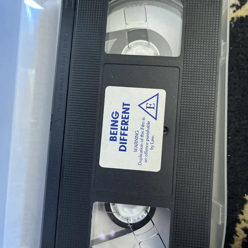 Image of Label Cover of VHS - VG+/VG+ - HARRY RASKY, BEING DIFFERENT VHS (VHS; , 1981), Strong VG+, - 246007S